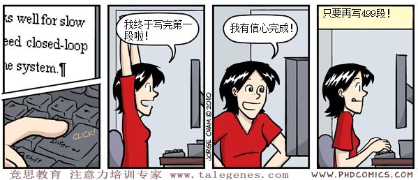 注意力漫画